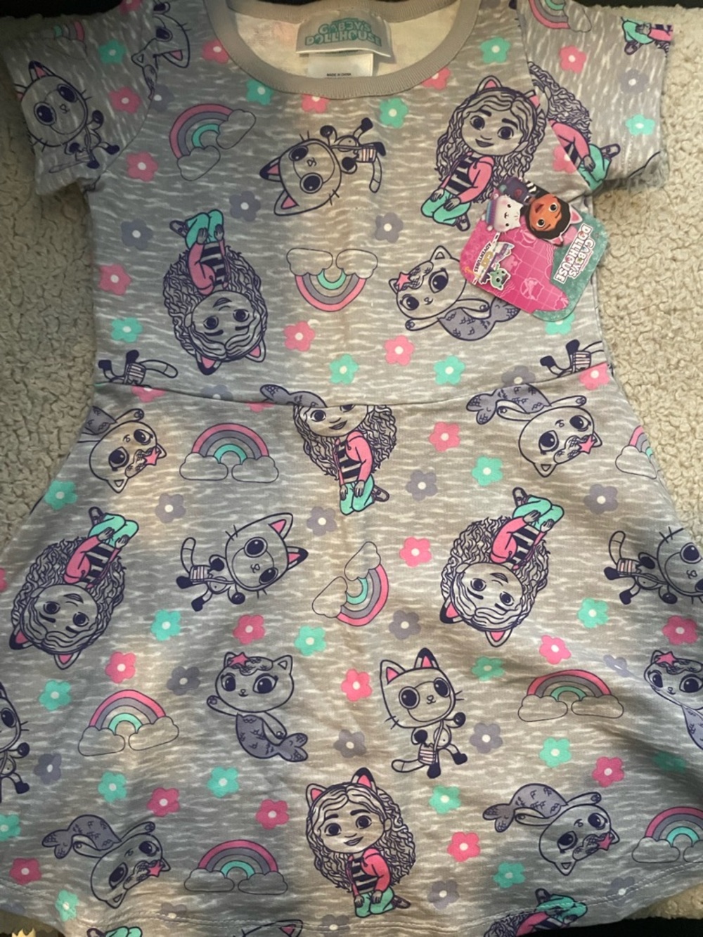 Gabby dollhouse short sleeve dress 3t